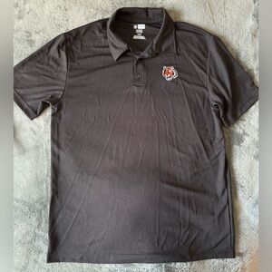 CINCINNATI BENGALS (TX3 COOL) NFL TEAM APPAREL POLO STYLE SHORT SLEEVE